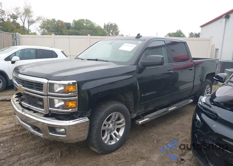 2015 Chevrolet Silverado 1500 2Lt из США, поврежденный, VIN 3GCUKREC5FG255864